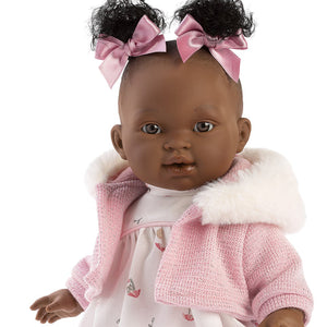 Baby Girl Doll Diara With Clothes And Accessories - Llorens
