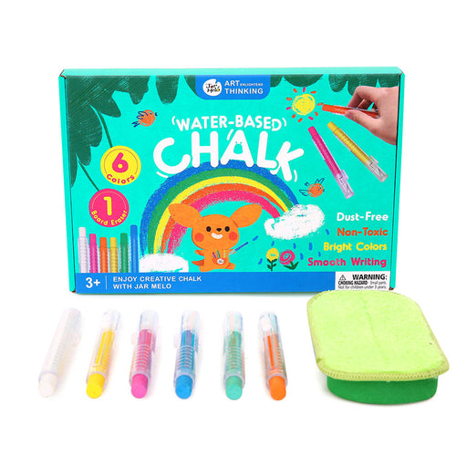 Water-Based Chalk 6 Colours- Jar melo