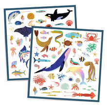 Load image into Gallery viewer, Ocean Metallic Stickers 160pc - Djeco