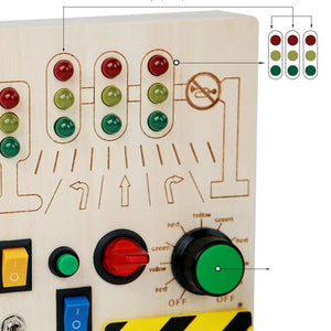 Wooden Battery Traffic Learning