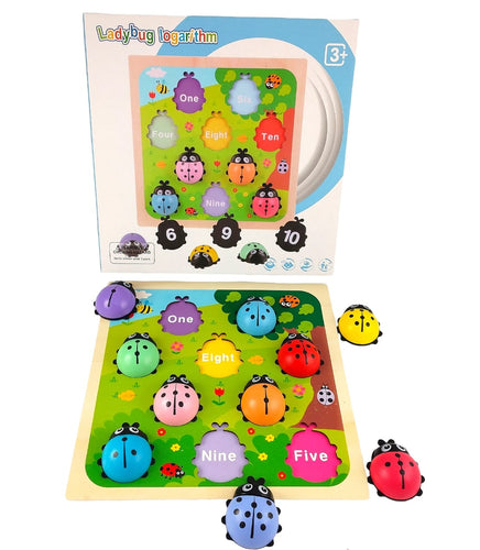 Ladybug Number Puzzle