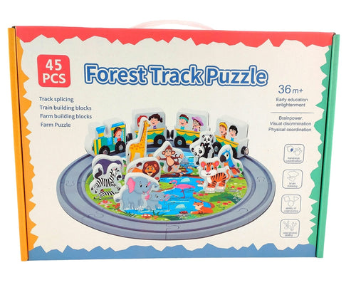 Wooden Forest Track Puzzle