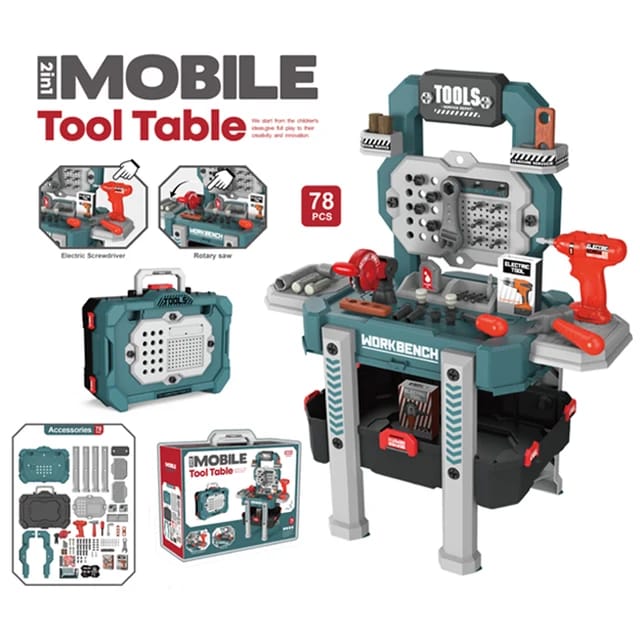 Large Portable Tool Bench