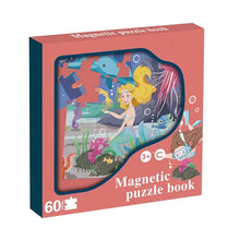 Load image into Gallery viewer, Foldable Mermaid Magnetic Puzzle Book - 60 pieces