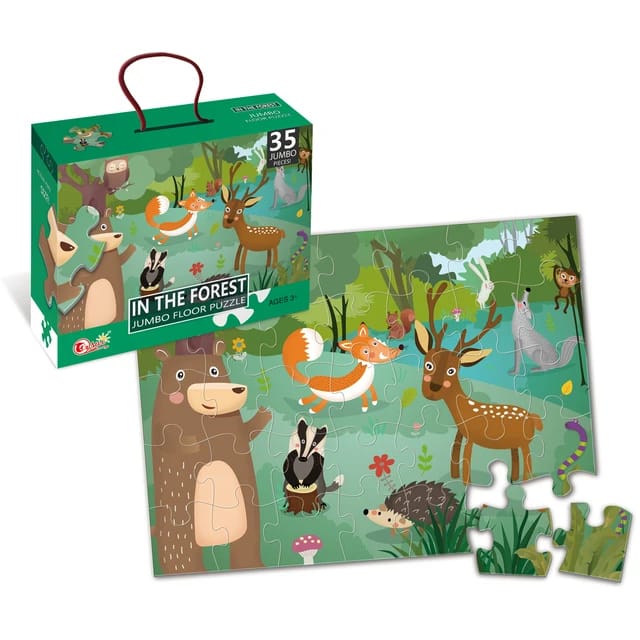 In the Forest Jumbo Floor Puzzle- 35Pcs