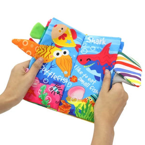 Baby Cloth Book - Ocean Animals