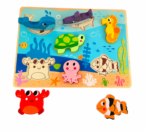Wooden Marine Chunky Puzzle - Tooky Toy