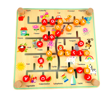 Load image into Gallery viewer, Alphabet / Farm Magnetic Maze - Tooky Toy