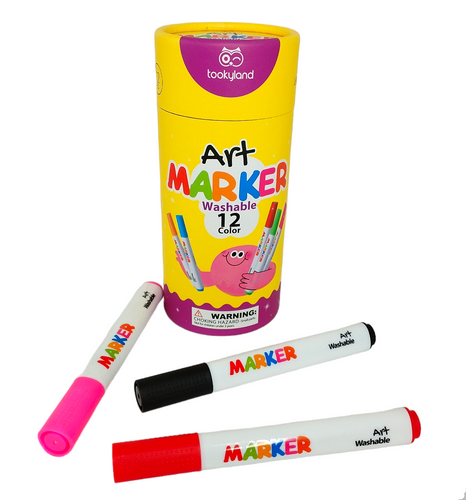 Art Washable Markers 12 Color- Tookyland