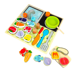 Wooden Kitchen Puzzle - Hakko Toys