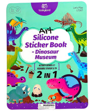 Load image into Gallery viewer, Art Silicone Sticker Book- Dinosaur Museum- Tookyland