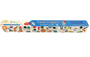 Travel In Space- Graffiti Scroll