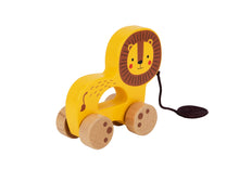 Load image into Gallery viewer, Pull Along Lion - Tooky Toy
