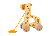Load image into Gallery viewer, Pull Along Giraffe - Tooky Toy