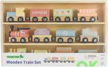 Load image into Gallery viewer, My Forest Friends Wooden Train and Carriage Set - Tooky Toy