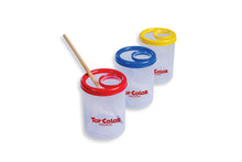 Load image into Gallery viewer, Round Brush Holder Assorted Colours: Yellow, Blue &amp; Red