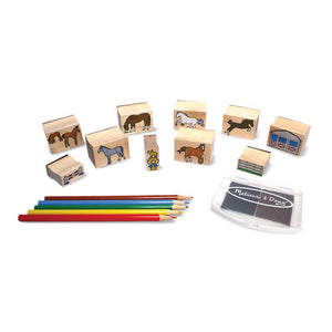 Wooden Stamp Set - Horses - Melissa & Doug