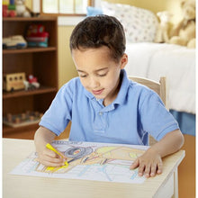Load image into Gallery viewer, Jumbo 50-Page Kids&#39; Colouring Pad - Space, Sharks, Sports, and More - Melissa &amp; Doug
