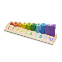 Load image into Gallery viewer, Counting Shape Stacker - Melissa &amp; Doug