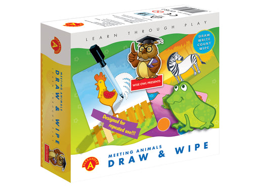 Draw & Wipe - Meeting Animals