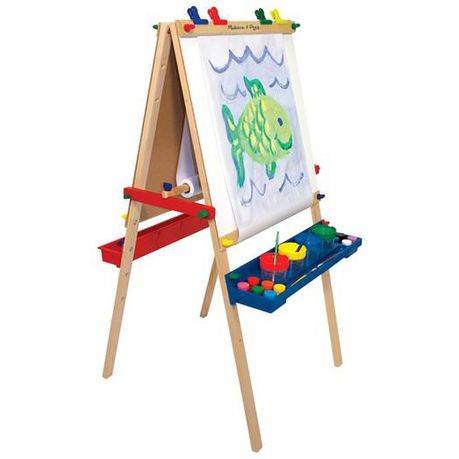 Deluxe Wooden Standing Art Easel - Melissa & Doug