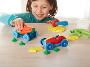 Special - Race Car Maker Dough Set - Green Toys (100% Recycled Plastic)