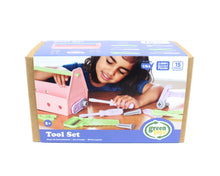 Load image into Gallery viewer, Special -Tool Set - Pink &amp; Green - Green Toys (100% Recycled Plastic)