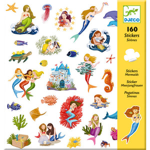 Mermaid Stickers (160 pc) - Djeco