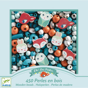 Wooden Bead Set - Little Animals - Djeco