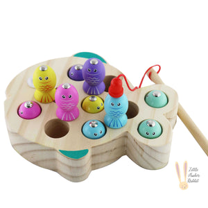 Magnetic Wooden Fishing
