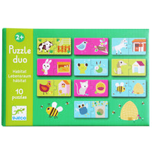 Load image into Gallery viewer, Habitat Duo Puzzle - Djeco