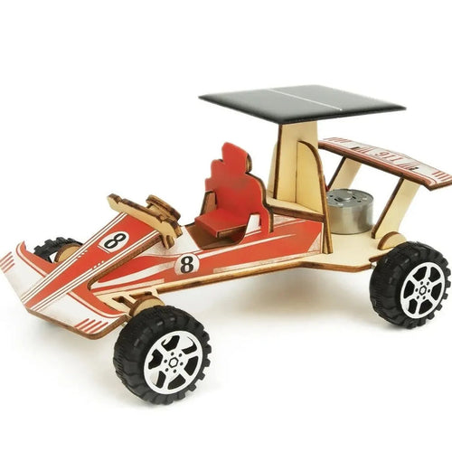 DIY 3D Wooden Solar Racing Car - Tookyland
