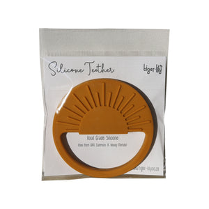 Silicone Sunshine Teether - Mustard - Tiger Lily