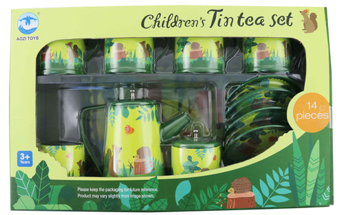 Tin Tea Set - Forest