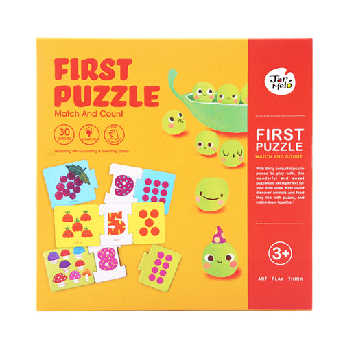 First Puzzle - Match & Count - Jar Melo
