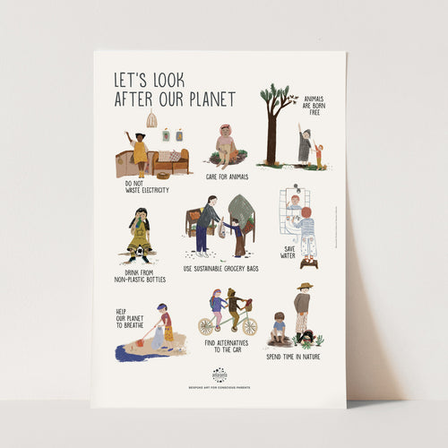 Let’s look after our Planet - A3 - Amaranto Collection