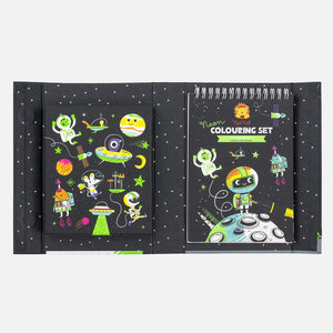 Neon Colouring Set - Outer Space - Tiger Tribe