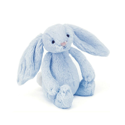 Bashful Blue Bunny Rattle - Jellycat