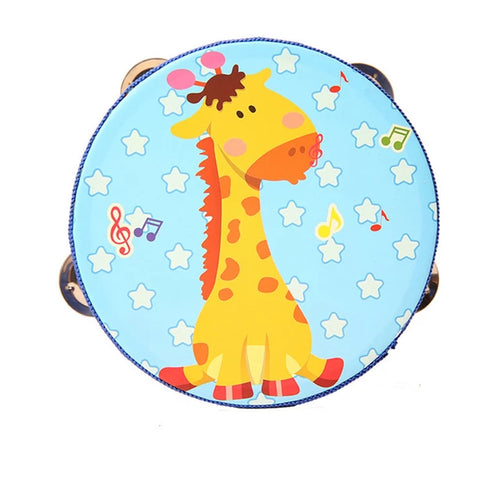 Happy Giraffe Tambourine