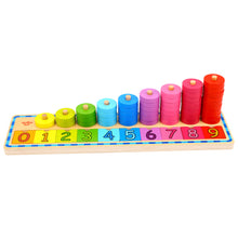 Load image into Gallery viewer, Rainbow Counting Stacker - Tooky Toy