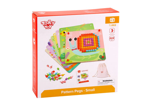 Pattern Pegs- Small - Tooky Toy