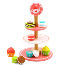 Load image into Gallery viewer, Wooden Dessert Stand - Tooky Toy