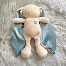 Load image into Gallery viewer, Cuddle Bunny - Stone with Duck Egg Blue Ears - Tiger Lily