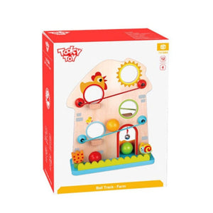 Wooden Ball Track Farm - Tooky Toy