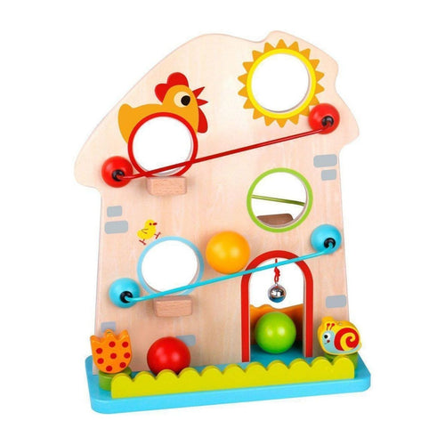 Wooden Ball Track Farm - Tooky Toy