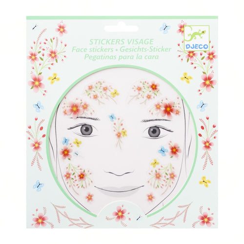 Springtime Fairy Face Stickers - Djeco