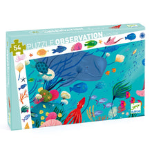 Load image into Gallery viewer, Aquatic Observation Puzzle - Djeco - 54 pc