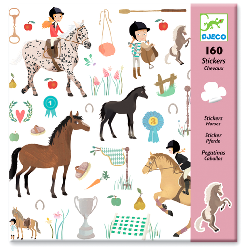 Horse Stickers (160 pc) - Djeco