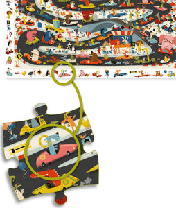 Car Rally Observation Puzzle - Djeco - 200 pc
