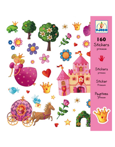 Princess Marguerite Stickers (160 pc) - Djeco